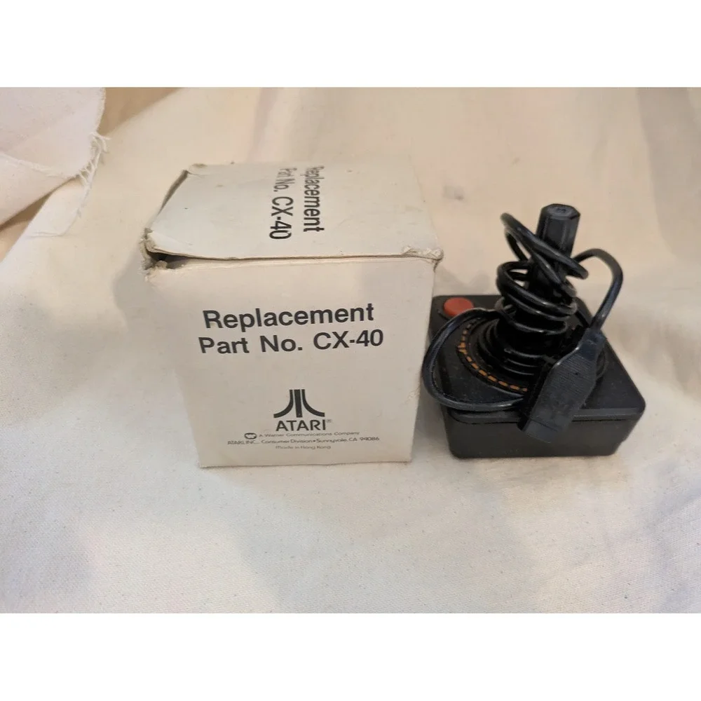 Vintage Atari CX-40 Joystick Controller‎ Replacement Part Original Box 2600